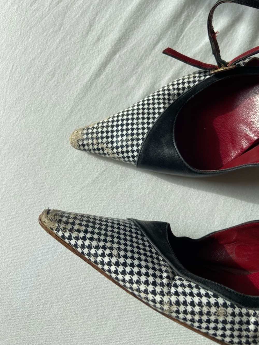 Dolce & Gabbana Houndstooth Heels - Picture 3 of 10